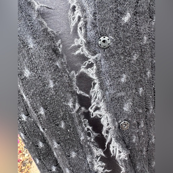 Unique Felted & Knit Long Sweater Vest - Picture 5 of 10